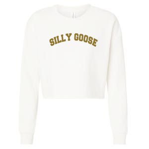 Silly Goose Cropped Pullover Crew