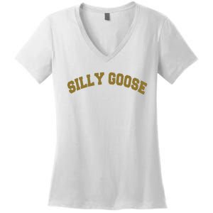 Silly Goose Women's V-Neck T-Shirt