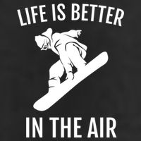 Snowboard Graphic Snowboarding Life Is Better In The Air Gift 11oz C Handle Ceramic Mug