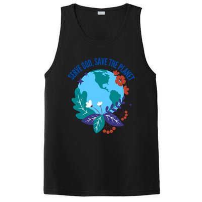 Serve God Save The Planet Gift PosiCharge Competitor Tank