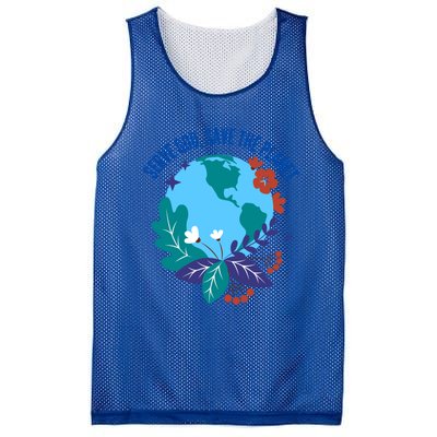 Serve God Save The Planet Gift Mesh Reversible Basketball Jersey Tank