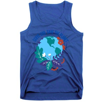 Serve God Save The Planet Gift Tank Top