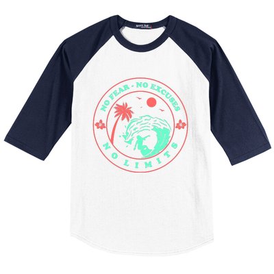 Surfer Girl Baseball Sleeve Shirt