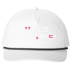 Swole Game Snapback Five-Panel Rope Hat