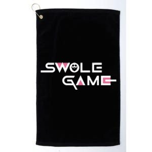 Swole Game Platinum Collection Golf Towel