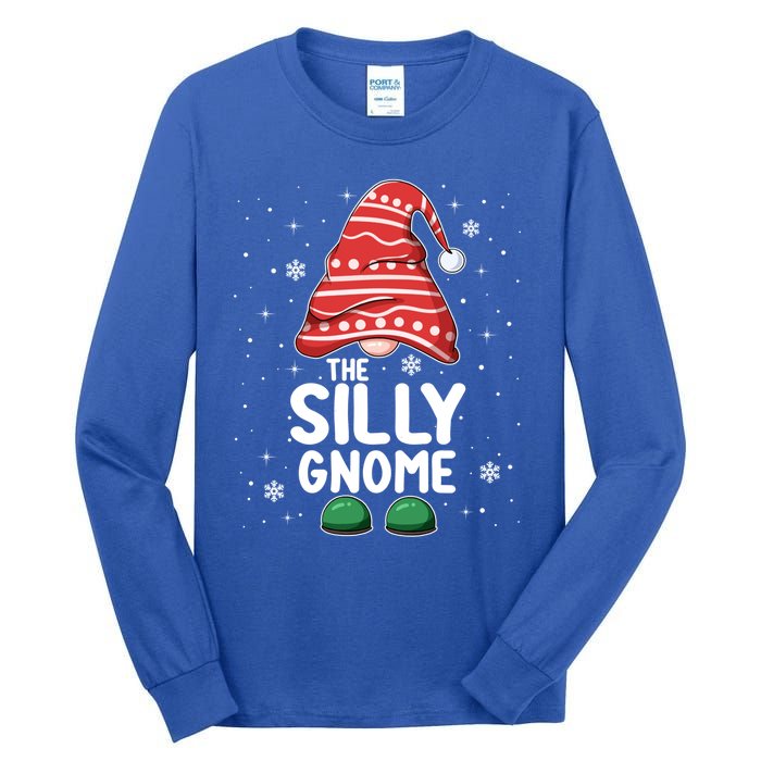 Silly Gnome Squad Funny Matching Family Group Christmas Cute Gift Tall Long Sleeve T-Shirt