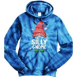 Silly Gnome Squad Funny Matching Family Group Christmas Cute Gift Tie Dye Hoodie