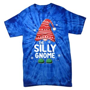 Silly Gnome Squad Funny Matching Family Group Christmas Cute Gift Tie-Dye T-Shirt