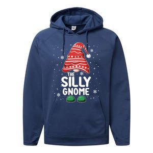 Silly Gnome Squad Funny Matching Family Group Christmas Cute Gift Performance Fleece Hoodie