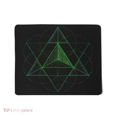 Sacred Geometry Star Tetrahedron Merkaba Mousepad