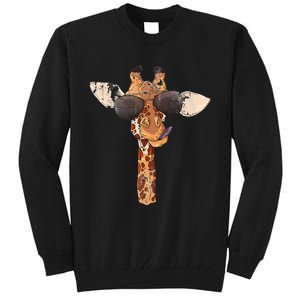 Sunglasses Giraffe Tall Sweatshirt