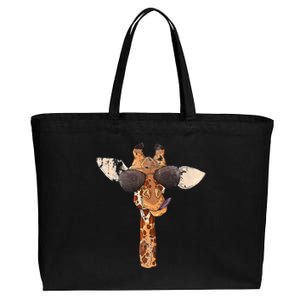 Sunglasses Giraffe Cotton Canvas Jumbo Tote