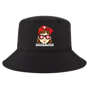 Swiss Girl Switzerland Cool Comfort Performance Bucket Hat