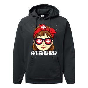 Swiss Girl Switzerland Performance Fleece Hoodie