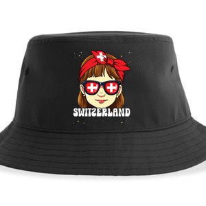 Swiss Girl Switzerland Sustainable Bucket Hat