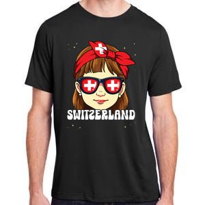 Swiss Girl Switzerland Adult ChromaSoft Performance T-Shirt