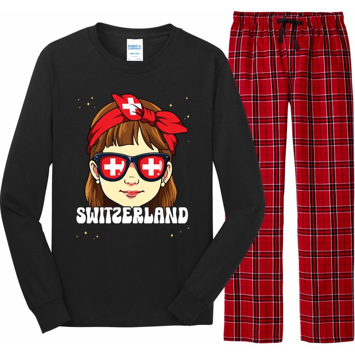 Swiss Girl Switzerland Long Sleeve Pajama Set