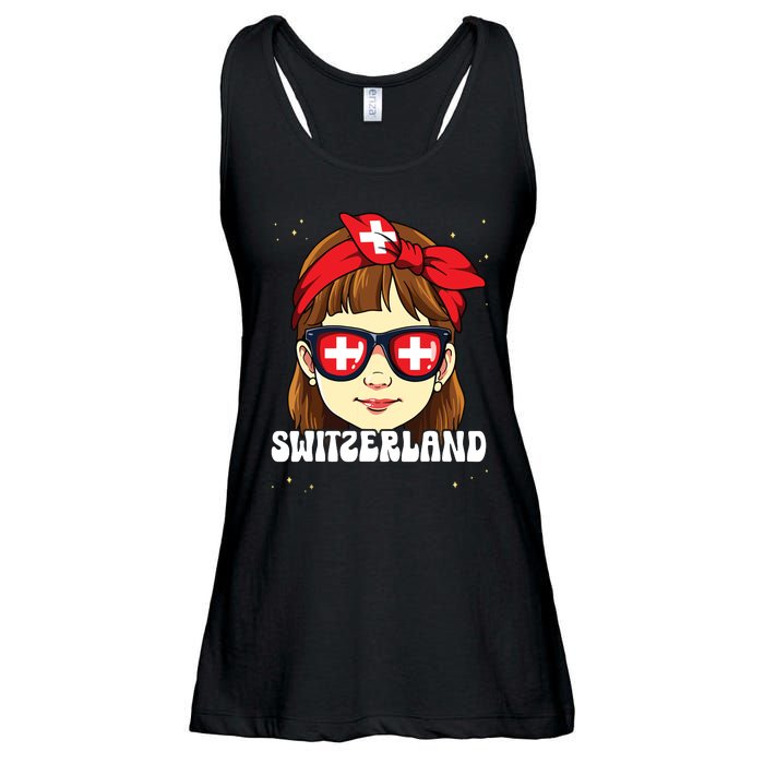 Swiss Girl Switzerland Ladies Essential Flowy Tank