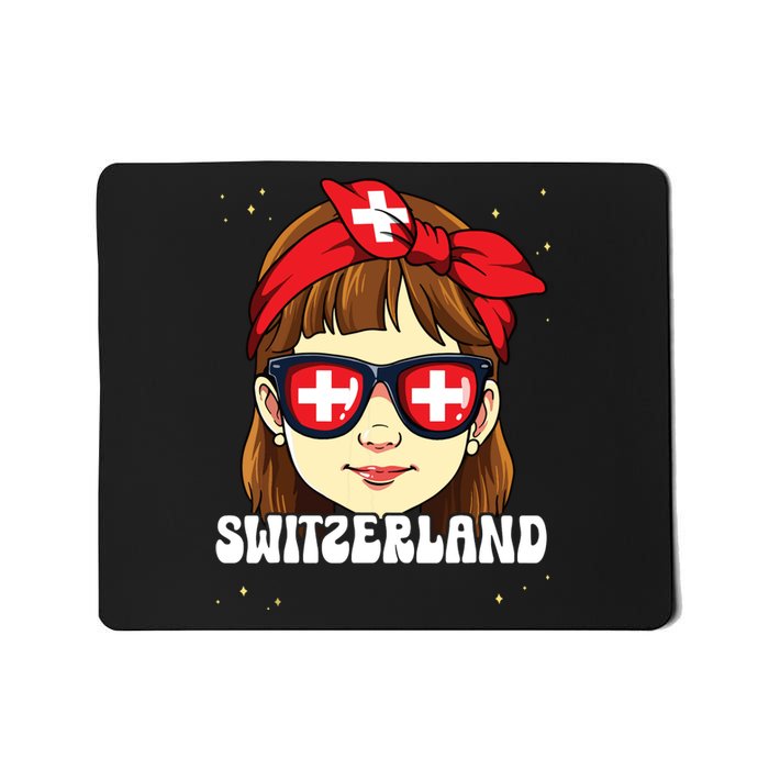 Swiss Girl Switzerland Mousepad