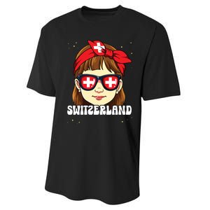 Swiss Girl Switzerland Performance Sprint T-Shirt