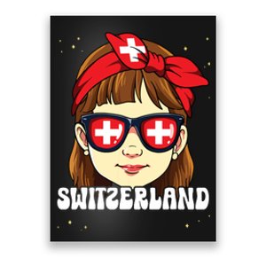 Swiss Girl Switzerland Poster