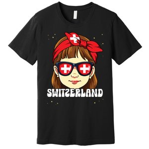 Swiss Girl Switzerland Premium T-Shirt