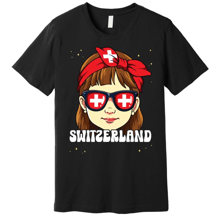 Swiss Girl Switzerland Premium T-Shirt