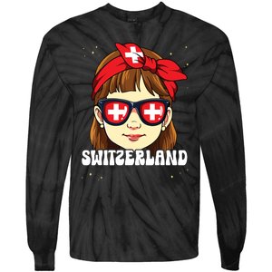 Swiss Girl Switzerland Tie-Dye Long Sleeve Shirt