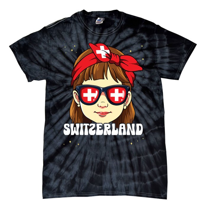 Swiss Girl Switzerland Tie-Dye T-Shirt