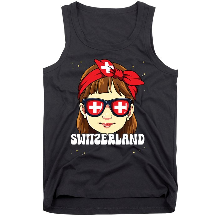 Swiss Girl Switzerland Tank Top