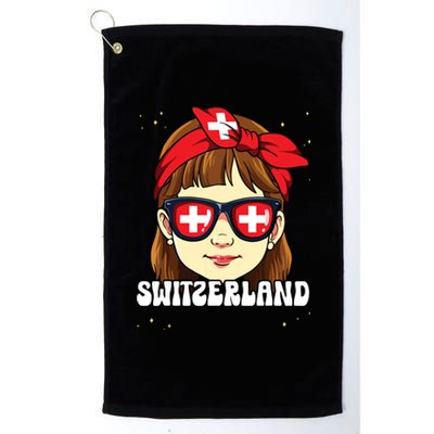 Swiss Girl Switzerland Platinum Collection Golf Towel