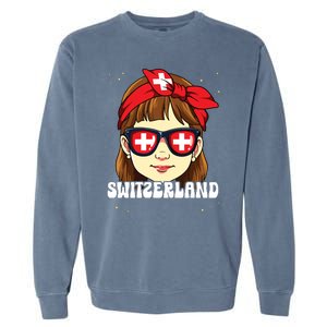 Swiss Girl Switzerland Garment-Dyed Sweatshirt