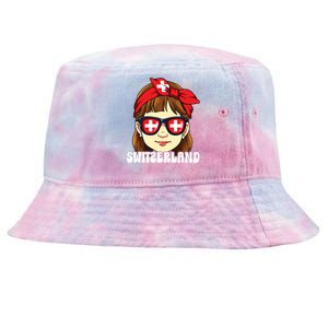 Swiss Girl Switzerland Tie-Dyed Bucket Hat