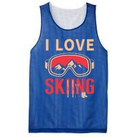 Ski Gift Skiing And Ski Lover Gift Mesh Reversible Basketball Jersey Tank