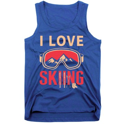 Ski Gift Skiing And Ski Lover Gift Tank Top