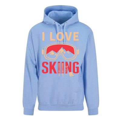 Ski Gift Skiing And Ski Lover Gift Unisex Surf Hoodie