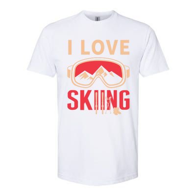 Ski Gift Skiing And Ski Lover Gift Softstyle CVC T-Shirt