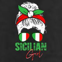 Sicilian Girl Sicily 7 Panel Mesh Trucker Snapback Hat