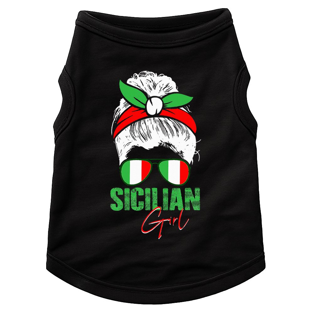 Sicilian Girl Sicily Doggie Tank