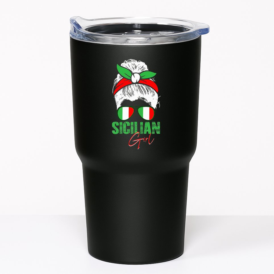 Sicilian Girl Sicily Tumbler