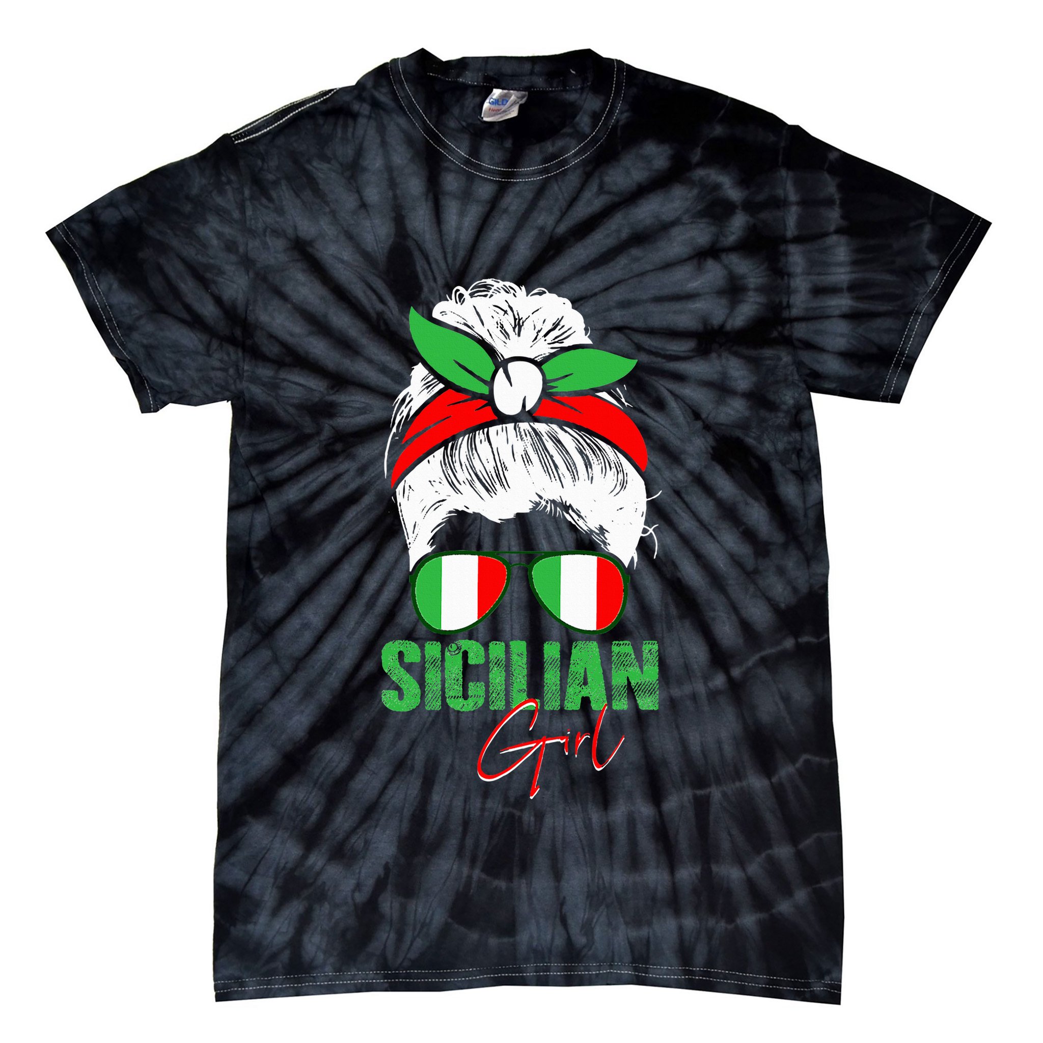 Sicilian Girl Sicily Tie-Dye T-Shirt
