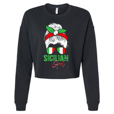 Sicilian Girl Sicily Cropped Pullover Crew