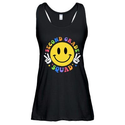 Second Grade Squad Back To School Retro 2nd Grade Teachers Ladies Essential Flowy Tank