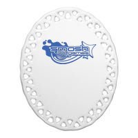 Smosh Games Ceramic Oval Ornament