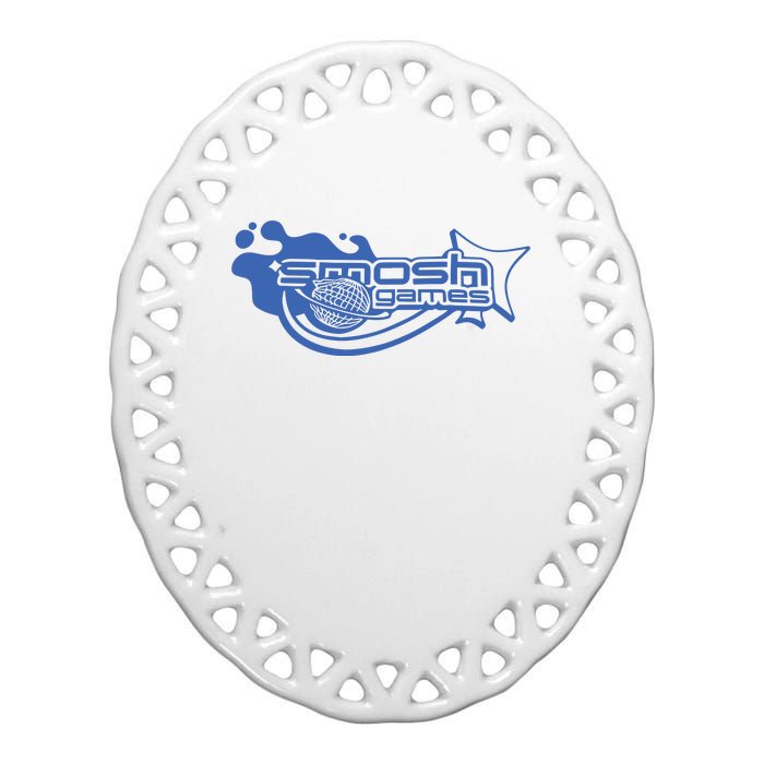 Smosh Games Ceramic Oval Ornament