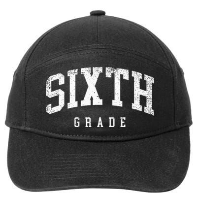 Sixth Grade Squad 6th Grade Team Retro First Day Of School 7-Panel Snapback Hat