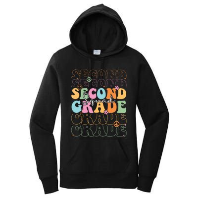 Second Grade Squad Student Teacher Gift Back To School Women's Pullover Hoodie