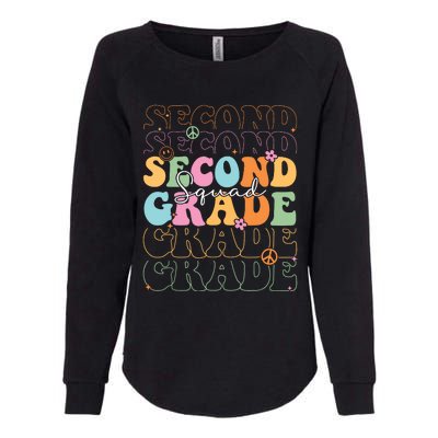 Second Grade Squad Student Teacher Gift Back To School Womens California Wash Sweatshirt