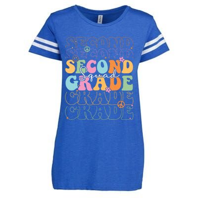 Second Grade Squad Student Teacher Gift Back To School Enza Ladies Jersey Football T-Shirt