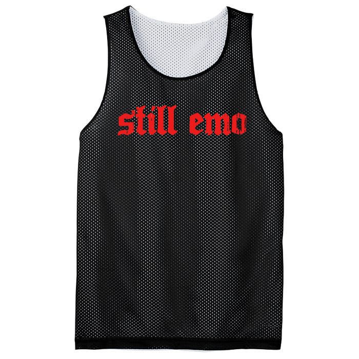 Soft Grunge Still Emo Mesh Reversible Basketball Jersey Tank